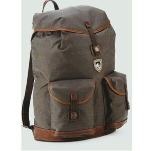 KUHL Maraudr Rucksack Backpack Canvas & Leather Hiking Daypack